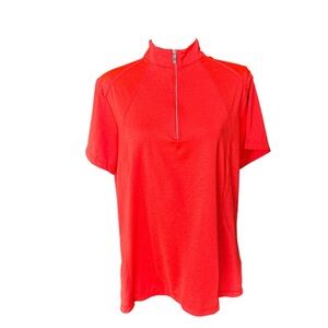 TAIL XL Red Half Zip Athletic Top Stretch Performance Golf Athleisure